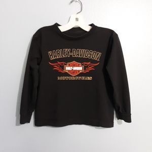 Harley-davidson kids long sleeve shirt size 4-5